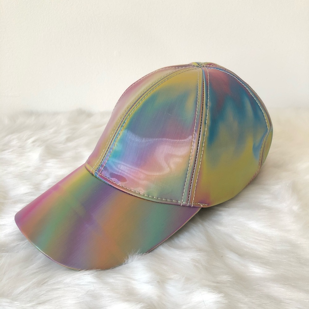 Back to the Future | Pride Rainbow | 80s 90s Cosplay Holographic Hat Cap
